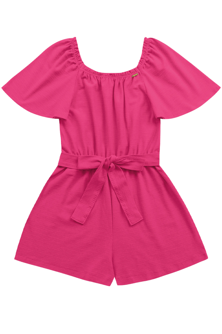 MACACÃO OMBRO A OMBRO EM MALHA FLORENCE - FAKINI