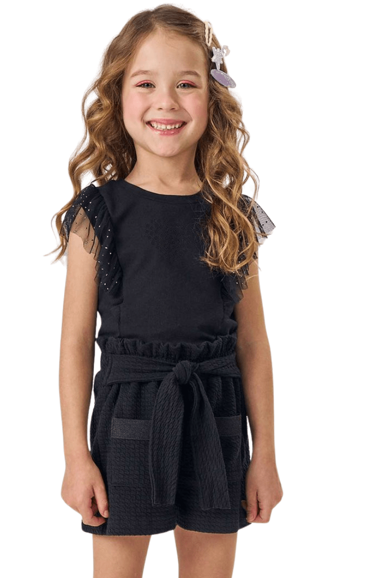 CONJUNTO INFANTIL PRETO - KUKIÊ