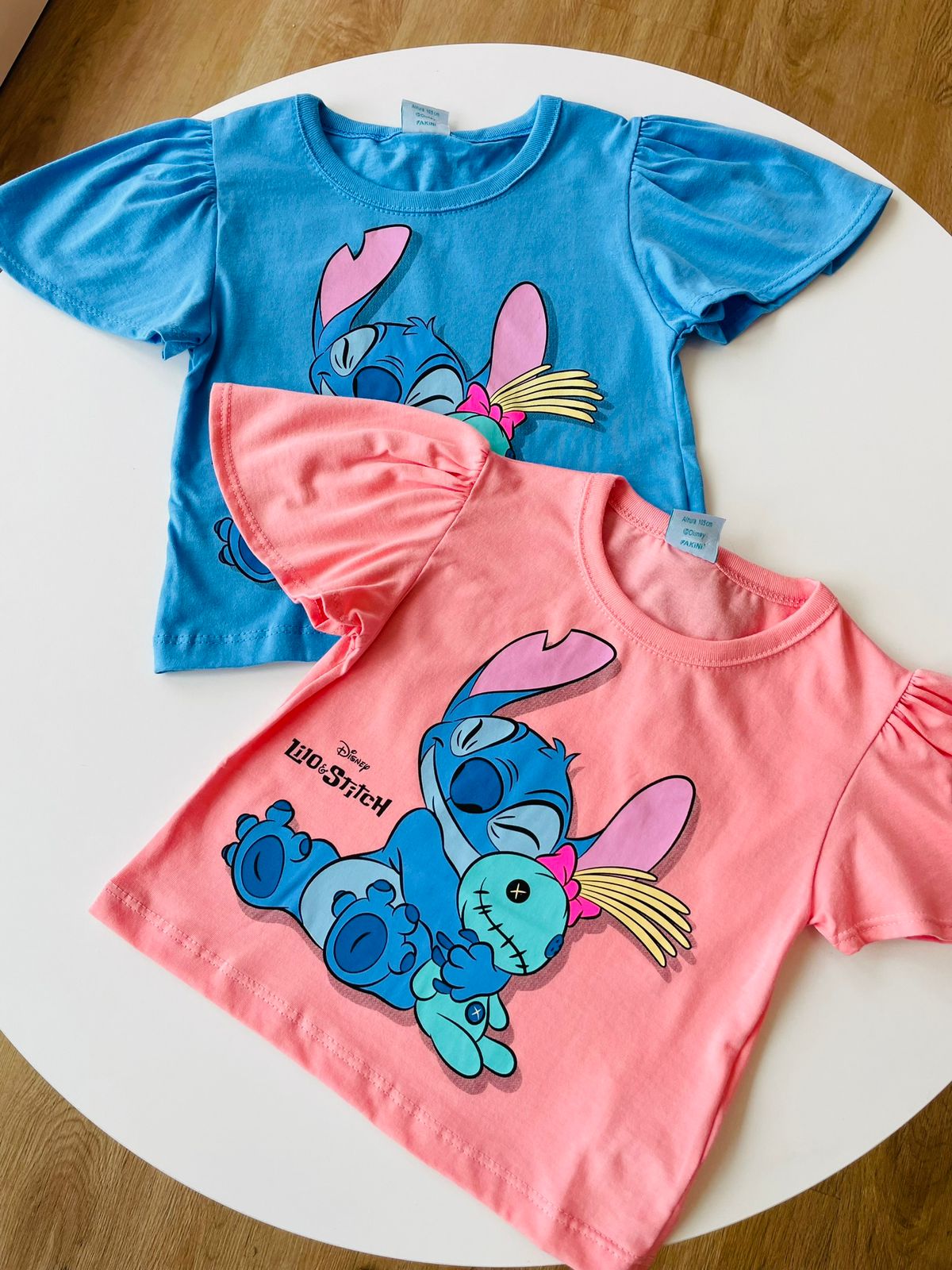 CAMISETA INFANTIL STITCH ABRAÇO - FAKINI