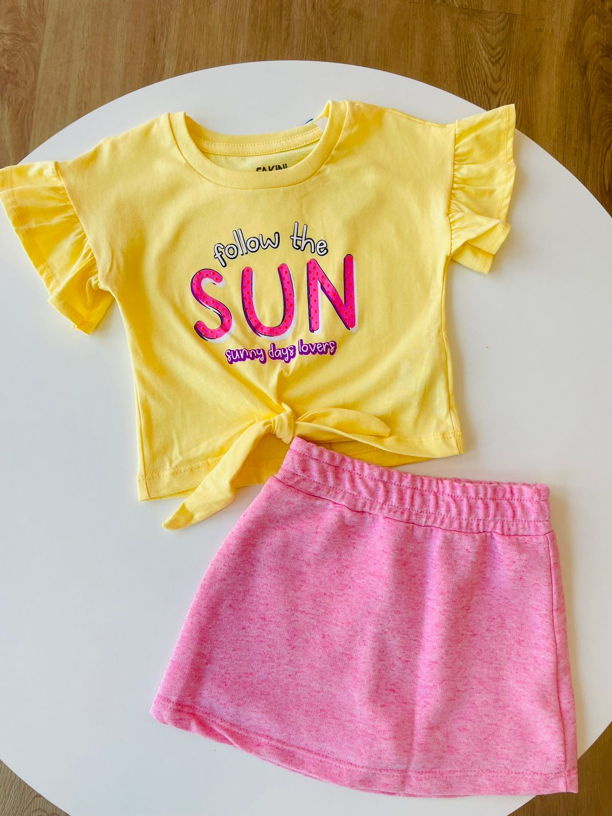 CONJUNTO INFANTIL FOLLOW THE SUN - FAKINI