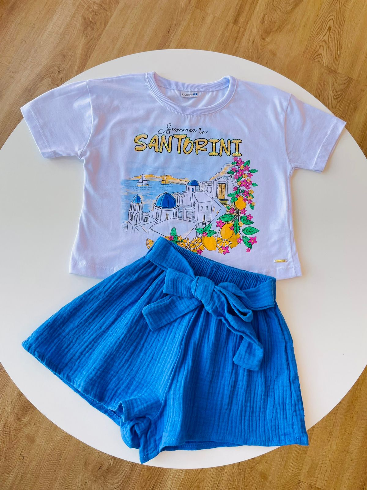 CONJUNTO INFANTIL SANTORINI - FAKINI