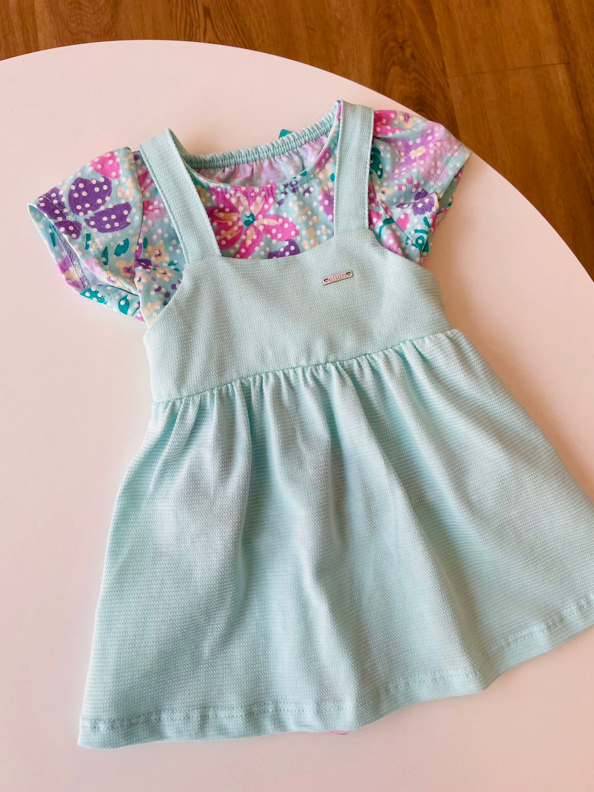 CONJUNTO INFANTIL SALOPETE MALU - ELIAN