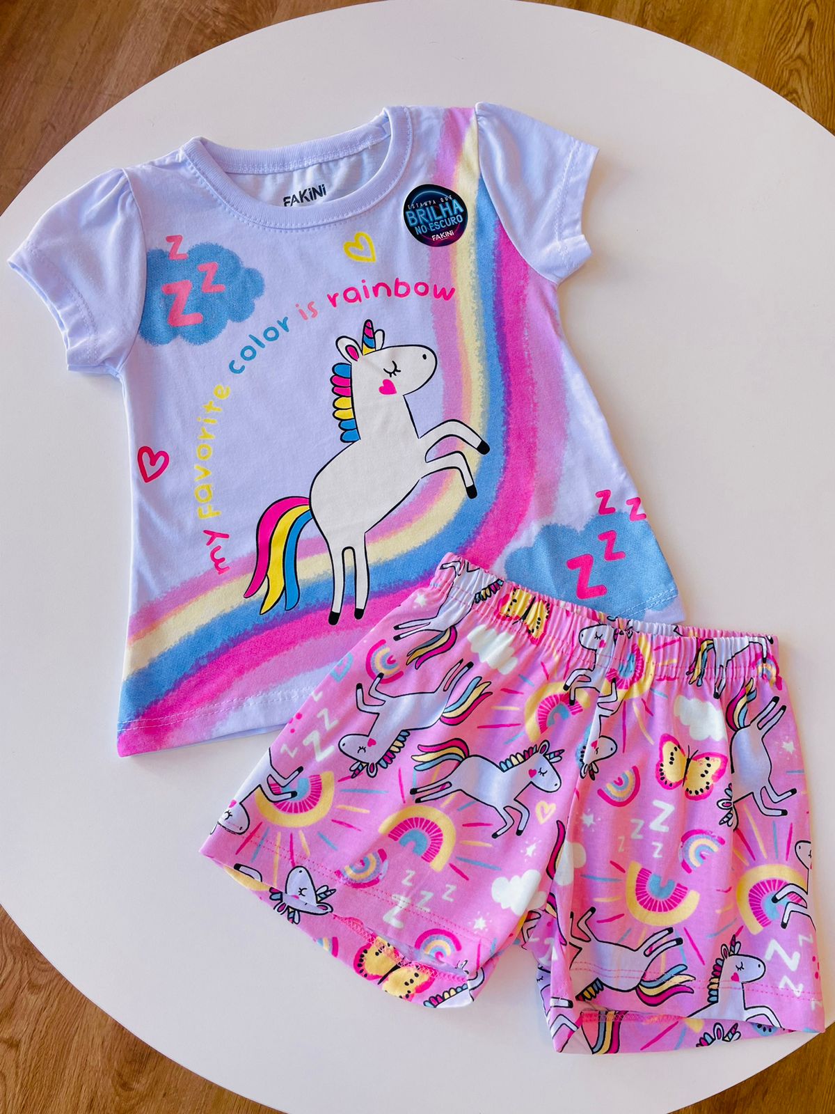 PIJAMA INFANTIL RAINBOW - FAKINI