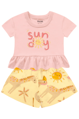 CONJUNTO BEBÊ SUN DAY - FAKINI	
