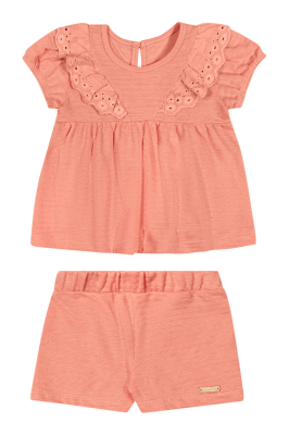 CONJUNTO INFANTIL BATA + SHORTINHO - ELIAN