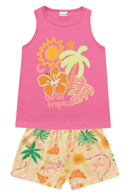 CONJUNTO INFANTIL REGATA + SHORT -  FAKINI