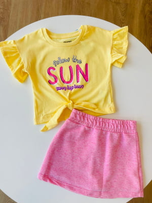 CONJUNTO INFANTIL FOLLOW THE SUN - FAKINI