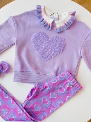 CONJUNTO  INFANTIL PURPLE HEART - KUKIÊ