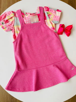 CONJUNTO INFANTIL SALOPETE CATERINE - ELIAN