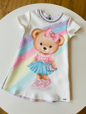 VESTIDO INFANTIL BEAR - KUKIÊ