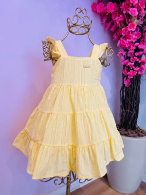 VESTIDO INFANTIL BUTTER YELLOW - COLORITTÁ