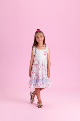 VESTIDO INFANTIL CEREJA - PETIT CHERIE