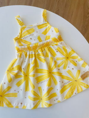 VESTIDO INFANTIL YELLOW GLOW - FAKINI 