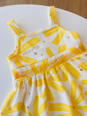 VESTIDO INFANTIL YELLOW GLOW - FAKINI 