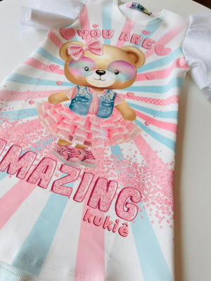 VESTIDO INFANTIL YOU ARE AMAZING - KUKIÊ