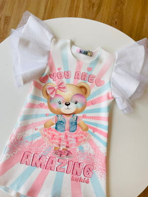 VESTIDO INFANTIL YOU ARE AMAZING - KUKIÊ