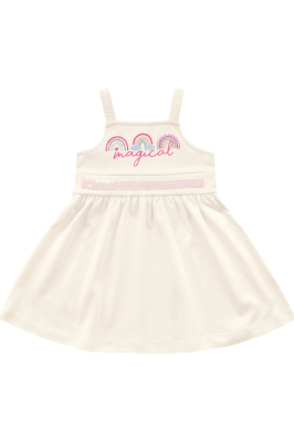 VESTIDO BEBÊ MAGICAL PAETÊ - FAKINI	