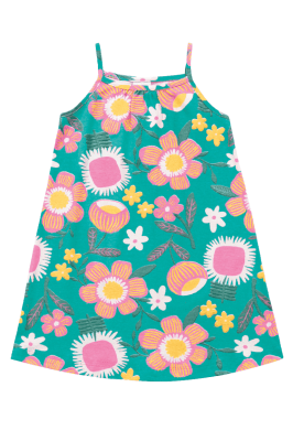  VESTIDO INFANTIL ALÇA FLORAL - FAKINI 