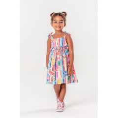 vestido infantil verao