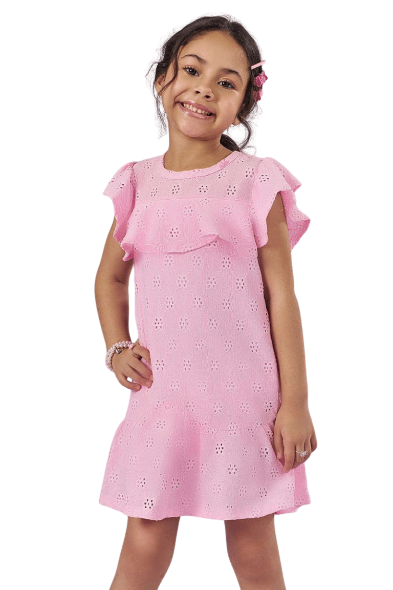 VESTIDO INFANTIL EM MALHA DE LAISE - KUKIÊ