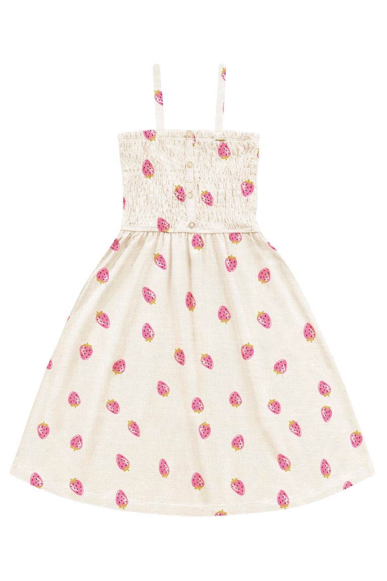 VESTIDO INFANTIL FRUTINHAS - FAKINI