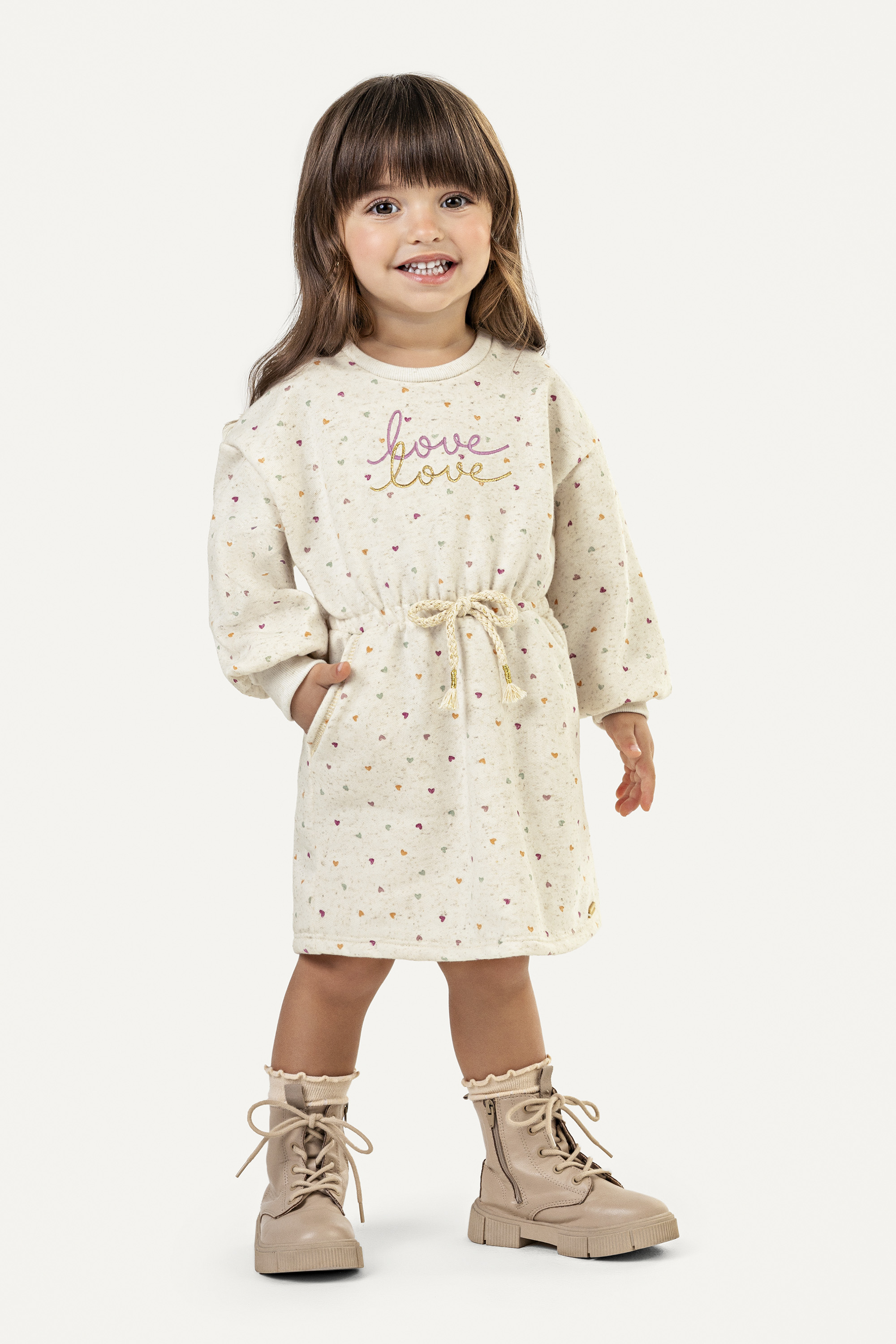 VESTIDO INFANTIL LOVE LOVE - COLORITTÁ